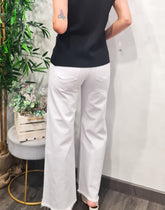 Pantalón Vaquero Wide Leg Blanco